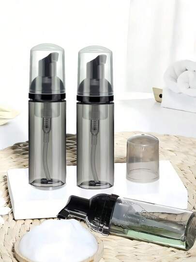 12PCS 2OZ 60ML Travel Foam Pump Bottle For Lash Shampoo Hand Sanitizer Liquid Holiday Gift Bathroom Decor Christmas Summer