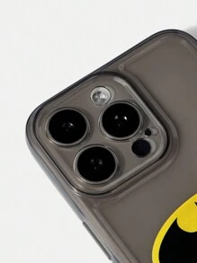 BATMAN X SHEIN Prosty wzór podstawowy styl etui na telefon kompatybilny z iPhonem - Szary - Zobacz 4
