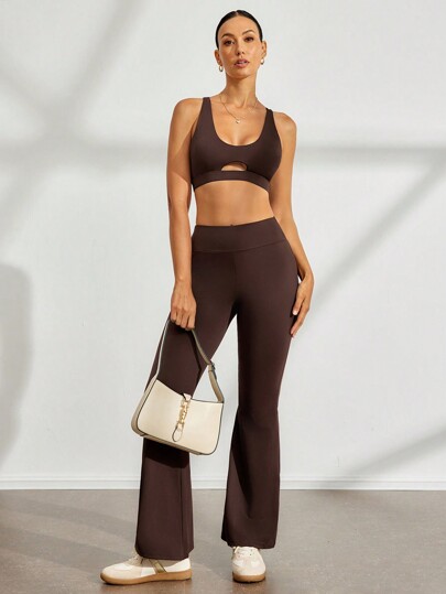 Activina Hollow Backless Halter Sports BH view 8