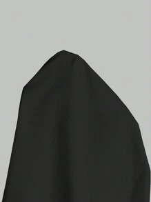 Ontre 2025 Autumn New Women's Casual Loose Vacation Matching Shirt, Black Long Shirt, Women's Shirt, Women's Button-Up Shirt, Commuting, Summer Business Casual Beach Birthday Party Outfit, Women's Teacher Uniform Shirt, Women's Office Wear - Black - View 11