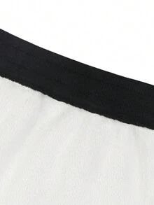 Manfinity Homme Quần dài chạy bộ giữ nhiệt màu trơn rộng rãi có dây rút eo ấm áp cho nam, quần nỉ lót nhiệt màu đen, quần nỉ dài trơn, dành tặng chồng, quà tặng bạn trai - màu đen - Xem 7