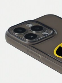 BATMAN X SHEIN Prosty wzór podstawowy styl etui na telefon kompatybilny z iPhonem - Szary - Zobacz 5