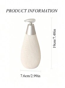 1pc Ceramic Soap Dispenser Hand Soap Dispenser,Vintage Creative Ceramic Soap Dispenser Refillable Liquid Great For Kitchen And Bathroom Decorative,Shower Gel Bottle,Shower Gel Bottle (White) Christmas For Holiday Gift Giving