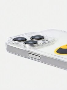 BATMAN X SHEIN Simple Printing Basic Design Phone Case Compatible With Iphone - Clear - View 6