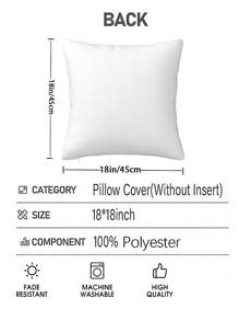 Kerstdecoratie Charmante Kerst Rendier 18x18 Inch Sierkussenhoes - Zacht Kort Pluche, Machinewasbaar Met Ritssluiting Voor Slaapkamer & Woonkamer, Woondecoratie