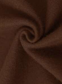 EURMUSE Classic Men's Zip-Up Pocket Patch Sweatshirt - Brown - View 4