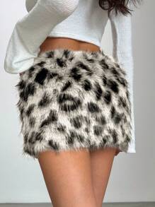 Aloruh Váy xòe mini hiện đại cạp thấp cho lễ hội âm nhạc Y2K dành cho nữ - trắng - Xem 6