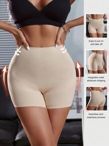 1 件小码胶点塑身三角裤 - 杏色 - 查看 3