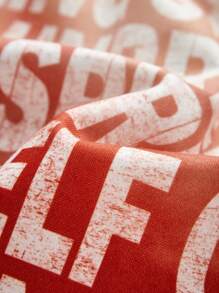 SHEIN Áo nỉ rộng rãi, thoải mái, in chữ dành cho bé trai tuổi teen. - Nhiều màu - Xem 10