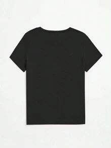 INAWLY Plus Allover 可爱老鼠动物图案印花女式短袖 T 恤、图案 T 恤、女式夏季上衣