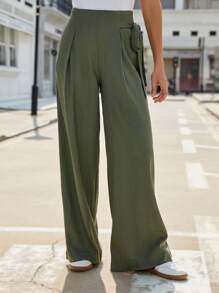 Aveloria Affinna 1 条女士系腰设计长裤，秋季时尚