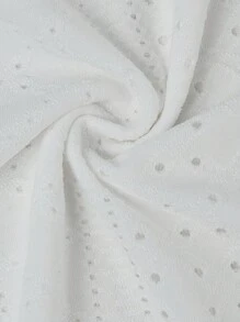 Breezaya 3 件套大码女式镂空刺绣拼接水溶蕾丝吊带背心 - 黑與白 - 查看 3