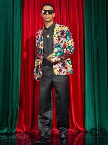 Manfinity VCAY Herren modischer, lässig geschnittener Strickjacke mit offenem Vorderteil und Langarm für den täglichen Gebrauch, für Herbst und Winter