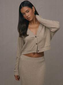 MUSERA Brushed Rib Button Placket Top Casual Summer Fall