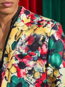 Manfinity VCAY Herren modischer, lässig geschnittener Strickjacke mit offenem Vorderteil und Langarm für den täglichen Gebrauch, für Herbst und Winter