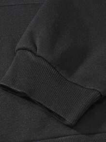 EURMUSE Men Basketball Printed Regular Hoodie Set - Dark Grey - View 5