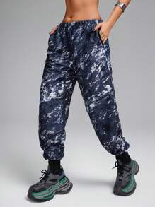 Innovista Brushed Abstract Print With Pocket Sports Pants ,Sweat Tracksuit,Casual & Daily, Matching Outfits,Women's Athletic Pants,Sports Jogge,Elastic Waistband Pants,Baggy Pants,Stacked Sweatpants,Fall Winter Women Outfit,Outdoors,Running,Cold Weather Clothes,Flare Leggings, FP Movement , WAG, Home Aerobic