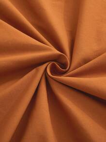 1 Stück karamelloranger Anti-Pilling Kissenbezug, atmungsaktiv für die Jahreszeiten, geeignet für Jungen, Mädchen, Schüler, Studentenwohnheime, Größe Twin/Voll/Queen/King