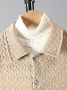 2 stuks tienerjongens buitensporten golvende streep ronde hals sweatshirt + elastische manchetten sport hardloop- en wandelbroekset, modieus voor herfst/winter