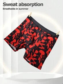 Set de 3 bóxers para hombre con cintura elástica y estampado completo