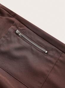 TaskEZ 1 套纯色 V 领长袖上衣和裤子制服手术服套装