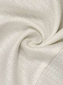 Flirla 大码优雅简约拼色修边夹克，秋季 - 杏色 - 查看 6