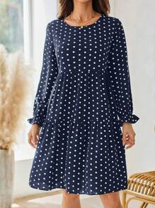 EMERY ROSE Babydoll Kawaii Long Sleeve Winter Outfits Renaissance Dress Costume For Women, Short Homecoming Mini Dress, Fall Clothing