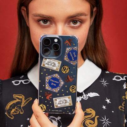 HARRY POTTER X SHEIN 巧克力青蛙图案时尚手机壳，礼物，适用于