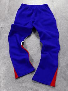 PAVTROS Manfinity Streetrush Men's Dark Street Graffiti Print Sweatpants - Multicolor - View 2