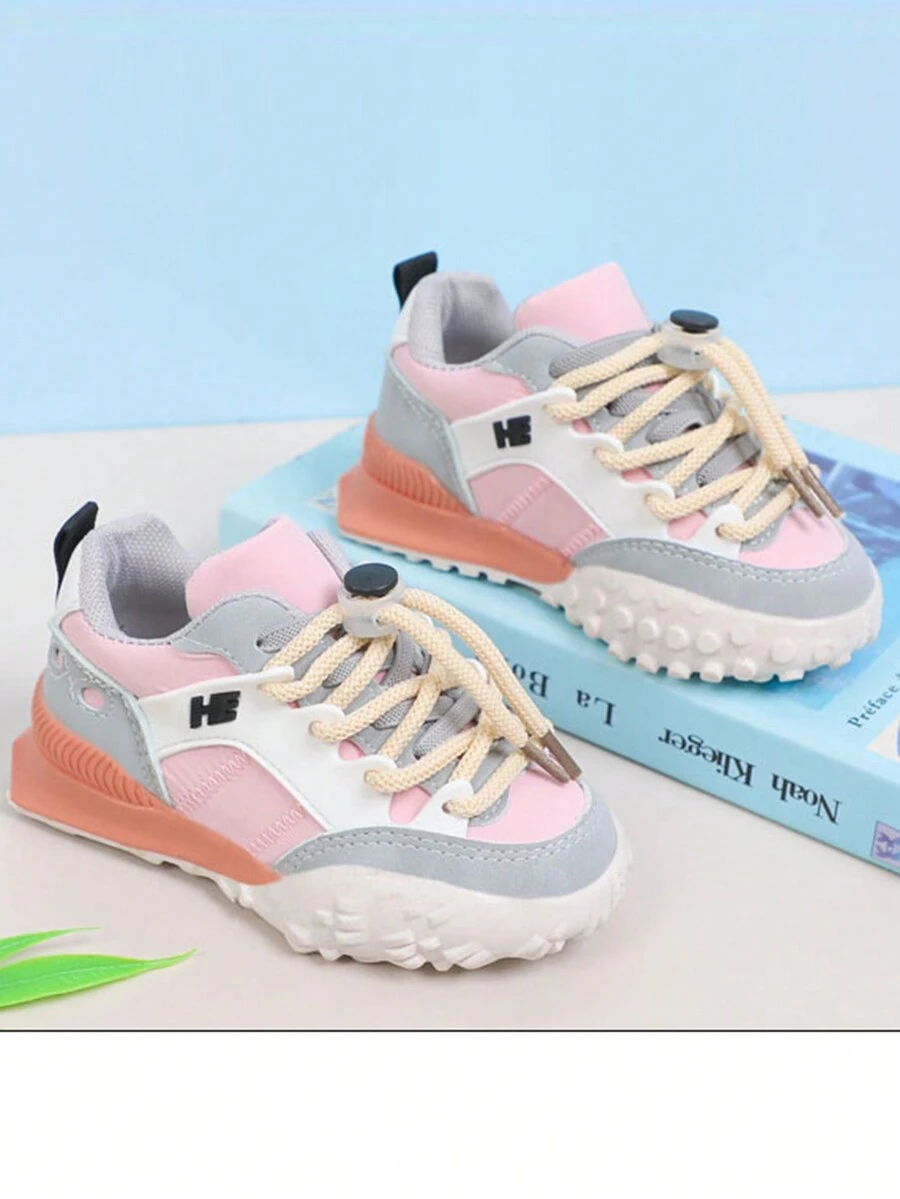 1 Đôi Giày Thể Thao Chạy Bộ Thoải Mái Thời Trang Cho Trẻ Em - Hồng - Xem 1