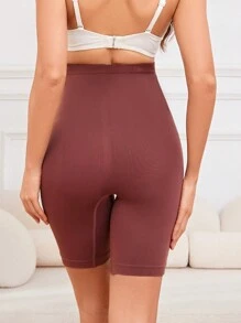 Pantys sin costuras de cintura alta minimalistas para maternidad, uso diario casual