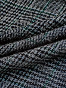 SHEIN Clasi 大码格子印花休闲百搭长裙