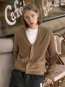 Manfinity VCAY Men's Fashionable Casual Daily Knit Sweater Design