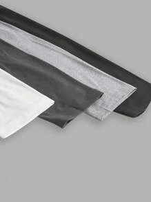 SHEIN Essnce 4 件套女士大码高领修身 T 恤上衣，休闲简约，秋冬