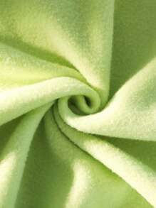 Manfinity VCAY Oversized Drop Shoulder Hooded Long Sleeve Sweatshirt, Suitable For Autumn & Winter Mint Green Going Out Letter Hoodie, For Friends, Husband, Boyfriend Gifts - Mint Green - View 4