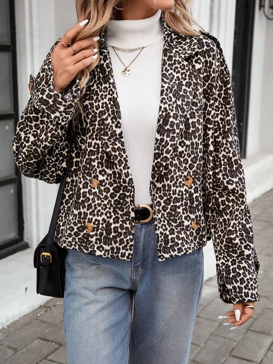 SHEIN LUNE 2024 Autumn/Winter New Women's Fringe Western Country Style Jacket - Rust Brown - View 1