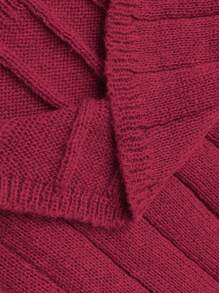 Calvaya 大码女士套装，休闲纯色落肩宽松口袋开衫和针织长裤，冬季