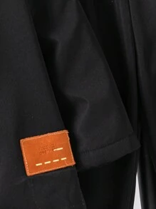 2 Pieces Young Boys Leisure College Comfortable Fashion Simple Practical All-Match Decoration Comfortable Thick Warm Long Coat And Trousers Cost-Effective Suit Kids Outfits