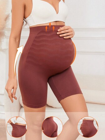 Moonlight & Mama Maternity High Waist Minimalist Seamless Panties, Casual Everyday Wear