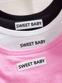 Lowkey Lull 3 件套女士简约休闲无缝宽肩带文胸套装 - 彩色 - 查看 4