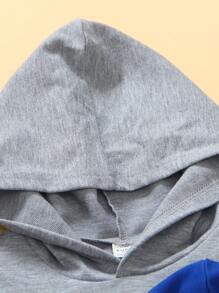 SHEIN 4pcs Young Boy Casual Solid Color Sweatshirt - Multicolor - View 5