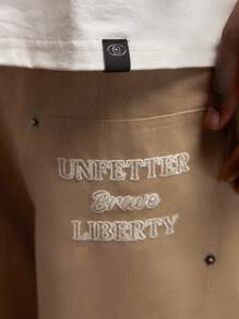 AKNOTIC Business Casual Pantalones casuales de pierna recta holgados y de cintura media para hombres, aptos para uso diario - Caqui - Ver 7