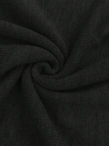 Calvaya Suéter con capucha y tirantes cruzados de unicolor talla grande, informal y sencillo, para otoño/invierno