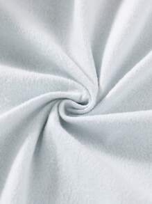 SHEIN Explorewe Teenage Boys Star Pattern Fuzzy Vintage Long Sleeve Cardigan Jacket - Army Green - View 3