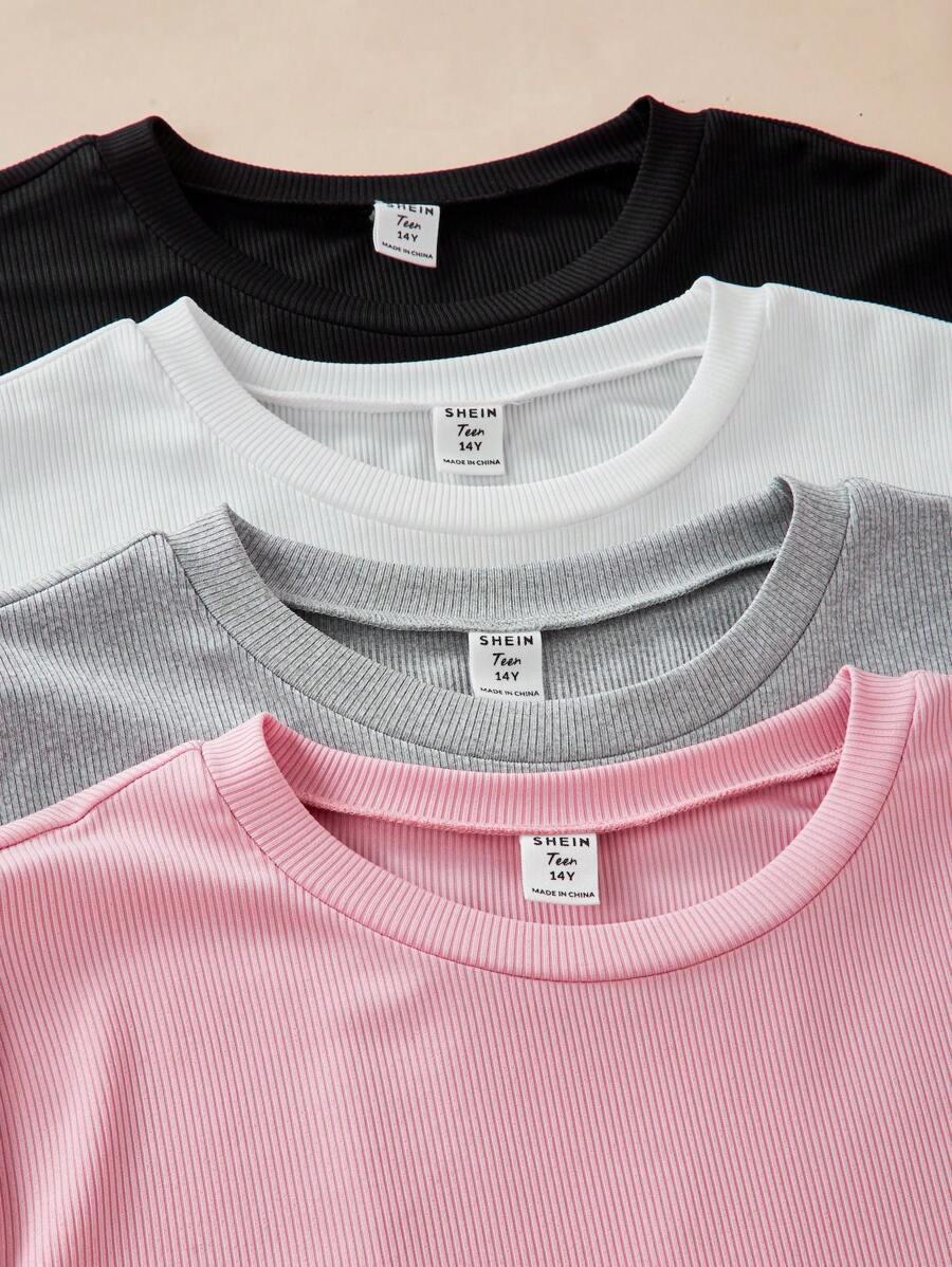 Ensemble 3 Pièces Pour Bébé Fille Avec Haut à Manches Longues