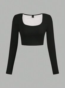 Muchica 3 件套多色保暖内衬基本款修身针织长袖 T 恤女款秋冬款 - 彩色 - 查看 8
