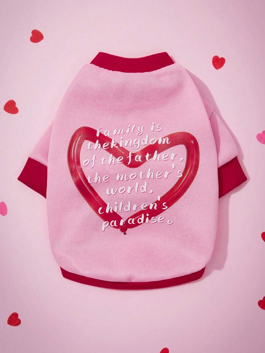 PETSIN Áo hoodie thú cưng in chữ chắp vá màu trơn tối giản, quần áo cho thú cưng - Nhiều màu - Xem 1