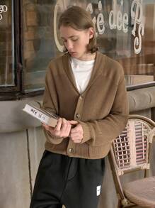 Manfinity VCAY Men's Fashionable Casual Daily Knit Sweater Design