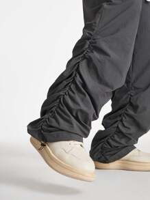 Manfinity VCAY Men's Fashion Casual Loose Knit Pants - Grey - View 4