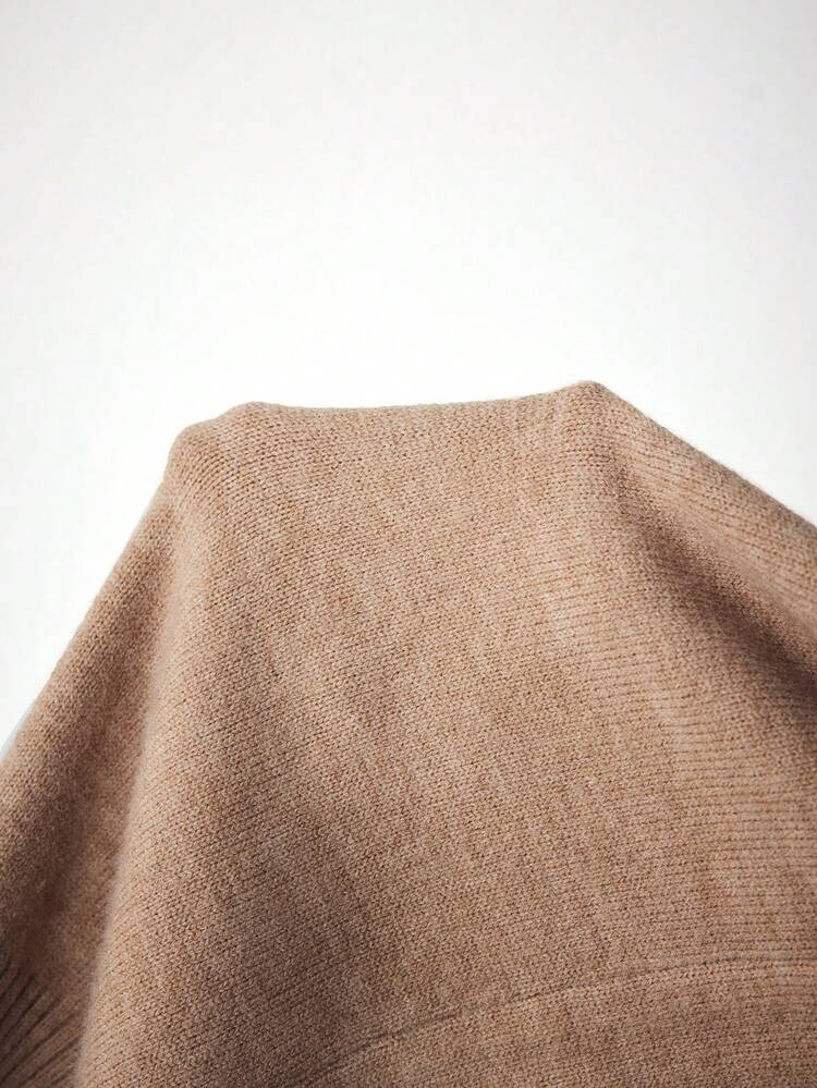 SHEIN Maija Women's Round Neck Sleeveless Casual Sequin Patchwork Knit Sweater, Autumn/Winter